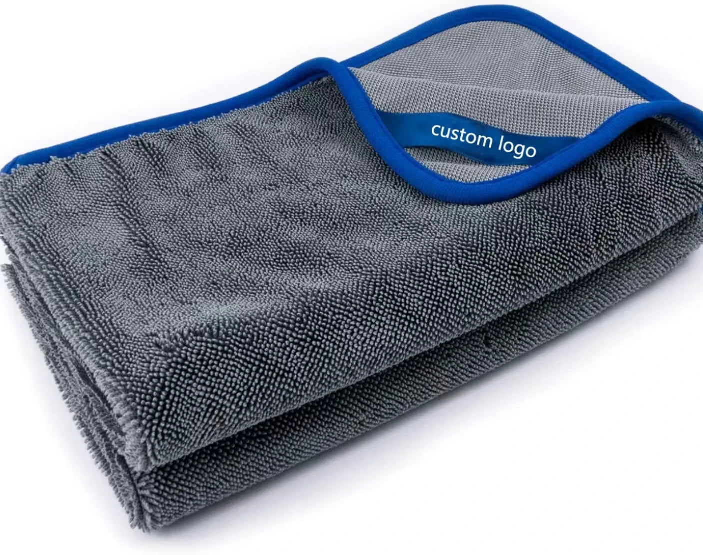 Premium Car Drying Wash Detailing Buffing Polishing Towel Edgeless Microfiber Twist Loop Cloth