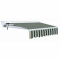 Custom Outdoor Retractable Aluminum Patio Roof Awning Factory Priced Waterproof Terrace Full Box-Type Electric Window