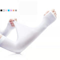Hot Sale High Elastic Cool  Sun Protection Arm Ice Silk Sunscreen Sleeve