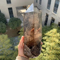 New Arrived Spiritual Large Nature Crystal Healing Stone Smoky Quartz Point Tower for Decor