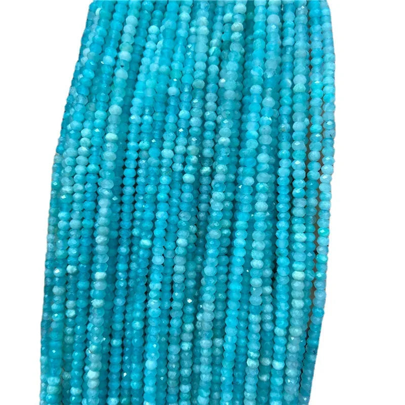 2x3mm Faceted Natural Gemstone Beads Rondelle Saucer Dic Semi Precious Beads for DIY Jewelry Making Beads