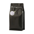 Custom Wholesale 250g 500g 1kg Coffee Pouches Zipper Aluminum Foil Flat Bottom Bags with Valve