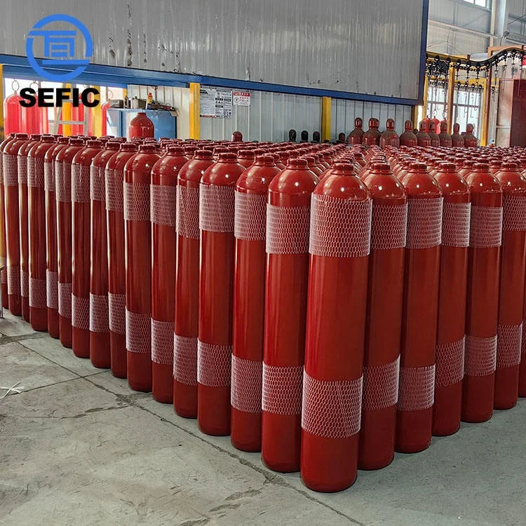 Onshore/Offshore Sefic 50l 68l 232mm 267mm Dnv Oxygen Nitrogen Argon Co2 Cylinder Export to South America Market