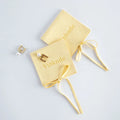 7x7cm Luxury Small Microfiber Jewelry Pouch for Bracelet Necklace Gift Bow Tie Packaging Premium Jewelry Container