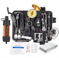 18 in 1 Emergency Survival KitFirst Aid Kit for Hiking/Emergency Kit.Survival Bracelet/Tactical Flashlight/Water Filter