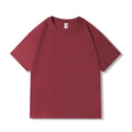Men's Plain Oversized Cotton T-shirts Wholesale Men's Blank Short Sleeve T-shirts Custom Logo