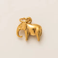 Jewellery Stainless Steel Gold Plated Animal Charms Tortoise Elephant Pendants for Necklace Bracelet