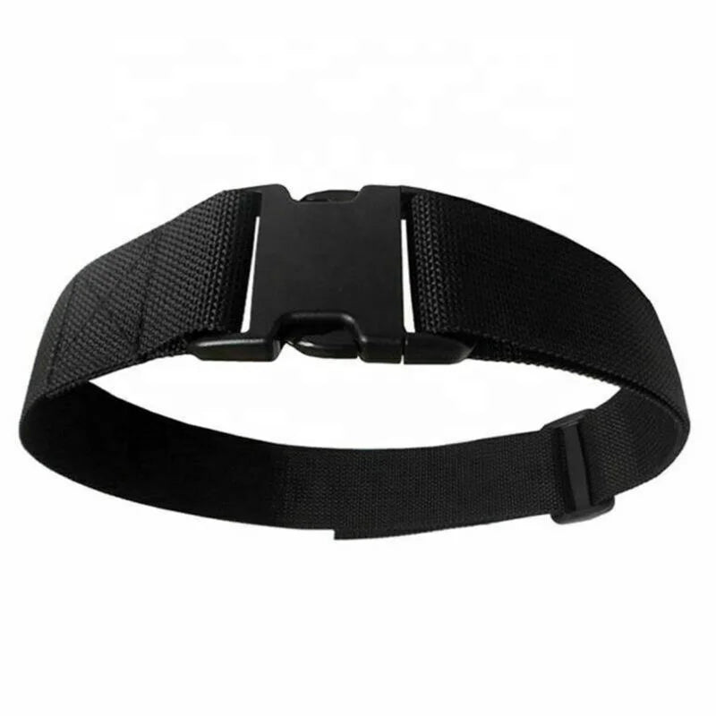 Black Adjustable Nylon Work Belt Quick Release Heavy Duty Buckle Durable Tool Workers Safety Strap