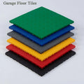 Free Samples Plastic Industrial Solid Garage Floor Tiles Self Adhesive Plastic Floor Tiles With Edges and Corners