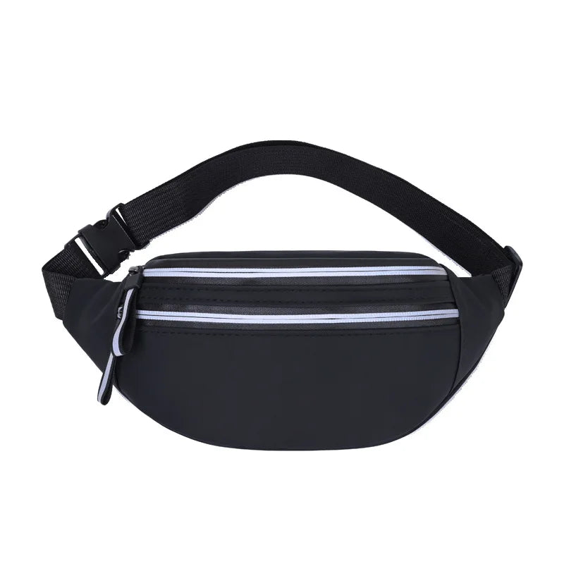 WAALUU Wholesale Custom Waterproof Shoulder Bag Multifunction Traveling Chest Bag Classic Fanny Pack for Sport Belt Waist Bag