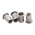 304 Stainless Steel Rivet Nut Flat Head Rivet Nut M3M4M5M6M8M10M12