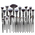 Factory Hot Sale 30 Pcs Mini Cute Travel Makeup Brushes Portable Cosmetics Soft Hair Makeup Brush Set Beauty Tools