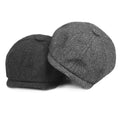 Newsboy Custom Vintage Newsboys Caps Baker Boy Cabbie Flat Bill Cap for Men Ivy Newsboy Tweed Golf Cap Hat