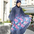 MOTIVE FORCE Cheap Women Modest Swimsuit Uv protection Vintage Muslim Swimwear Ladies Full Coverage Islamic Muslim Swimsuits