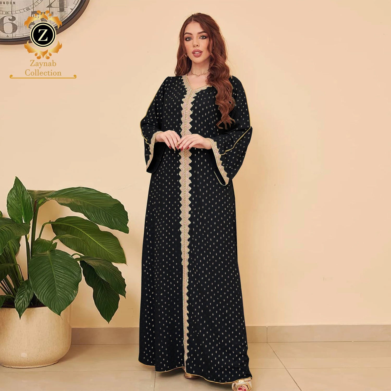 Zaynab Muslim Women Dress Abaya Long Sleeve Muslim Prayer Dress Women Muslim Women Dress Abaya