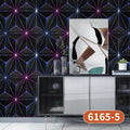 Modern 3D Geometric Wallpaper Self-Adhesive PVC Waterproof for Gaming and Hotel Wall Makeovers