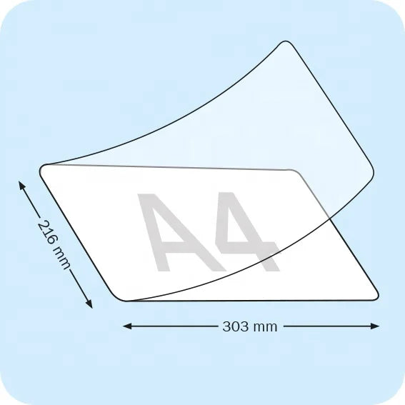 Guangzhou Supplier A4 Paper Laminate Sheet Hot Laminating Film A4 225 X 310mm X 125 Micron