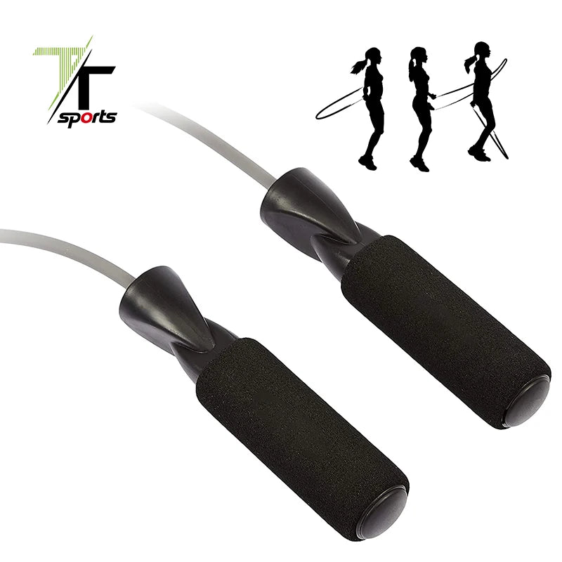 Aerobic Exercise Rope Skipping Gym Rope Skip Weighted PVC Jump Rope With Carry Bag