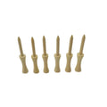 Wholesale Wooden Castle Step Down Golf Tees 2-3/4" & 3-1/4" Durable Hardwood Tees Bulk Training Tees for Drivers & Irons