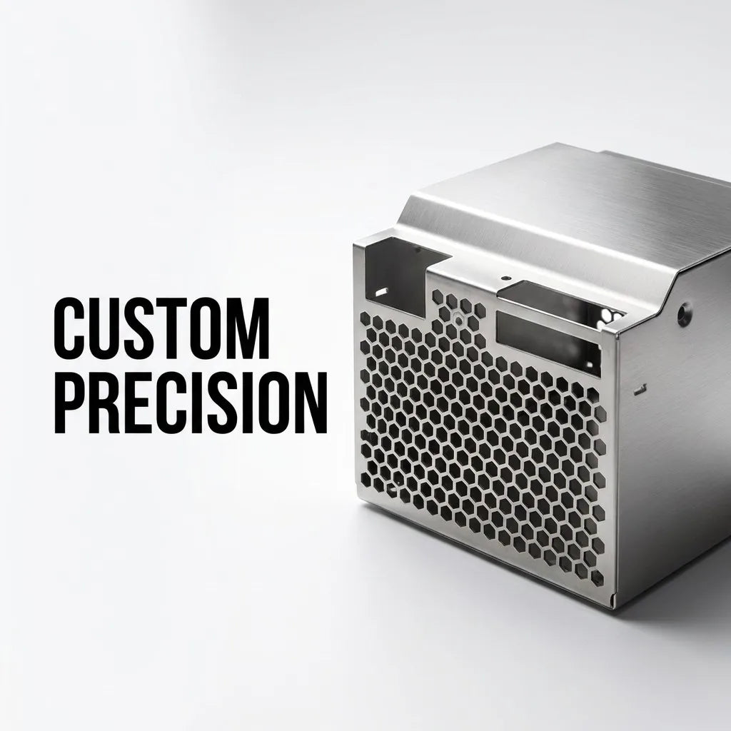 Custom Powder Coated Steel/Stainless Steel/Aluminum Sheet Metal Enclosure for Machinery Fabrication Laser Cutting Bending