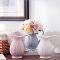 Nordic Ins Vase Ceramic Decoration Wholesale White Grey pink Blue Creative Gift Home Decoration Small Vase