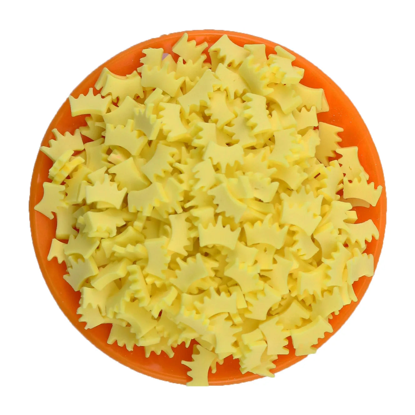 1KG 5MM Crown Polymer Clay Sprinkles Slices Crowns Yellow for Slime DIY Craft Art Decoration Nail Tumblers Slime Supplies
