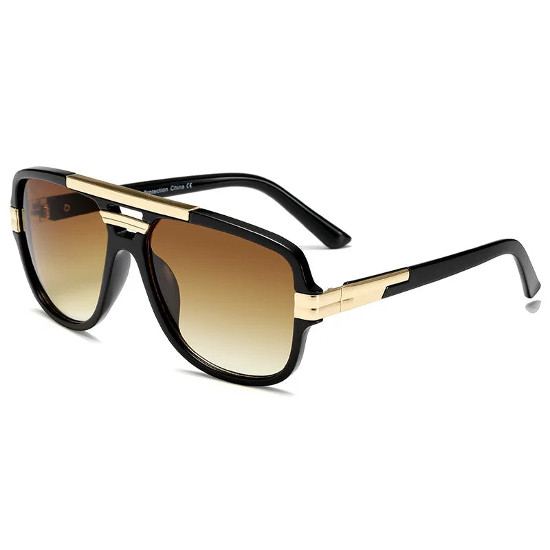 Retro Metal Frame PC Lens Square Sun Glasses Mens Sunglass Streetwear Culture Sunglasses Women Des Lunette De Soleil Femmes