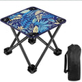 Woqi Lightweight Portable Stool with Carry Bag for Camping Aluminium Kid's Retractable Folding Stool