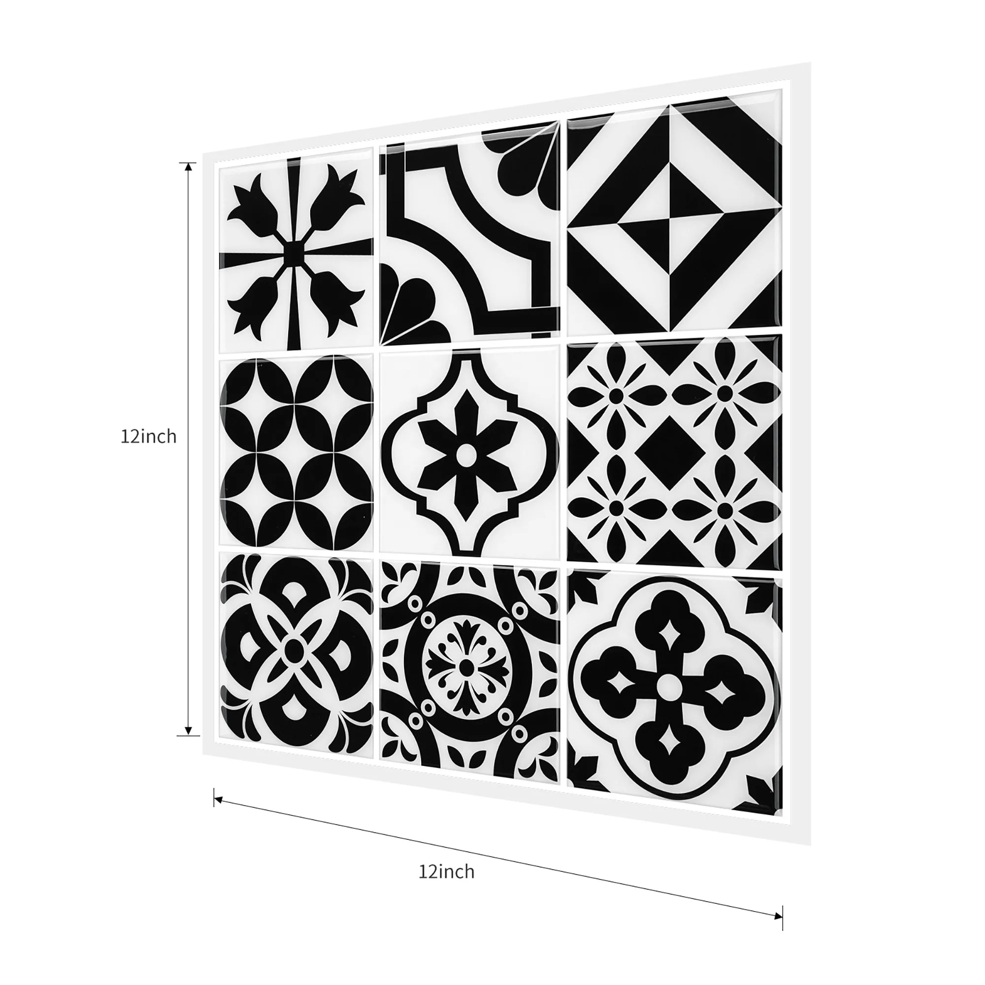 Factory Outlet Peel and Stick Backsplash for Kitchen Decor Self Adhesive Tile Moroccan Style Wallpaper
