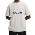 Men's Luxury Custom Logo Printed New Design Digital Printing 100% Cotton Oversized Drop Shoulder Plain T-shirts
