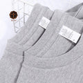 TITI Summer Customized Blank Gray Heavy Weight Graphic Tees Crew Neck Design T Shirt for Men Women