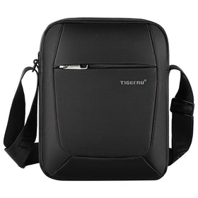 Multi Storage 9.6-inch Tablet Nylon Multi Zone Compartment Waterproof Daily Outdoor Commuting Men's Crossbody Bag Sling Bag