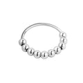 925 Sterling Silver Multiple Sizes Reduce Anxiety Relief Beaded Removable Beads Rings for Women Jewelry Special Discount Price
