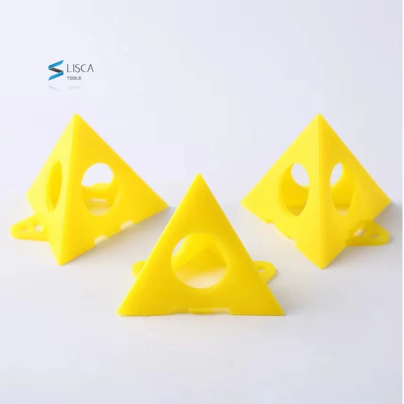 L-HT175 10pcs Pyramid Stands Set Triangle Stands Paint Tool Triangle Paint Pads Feet for Woodworking Carpenter Accessories Paint