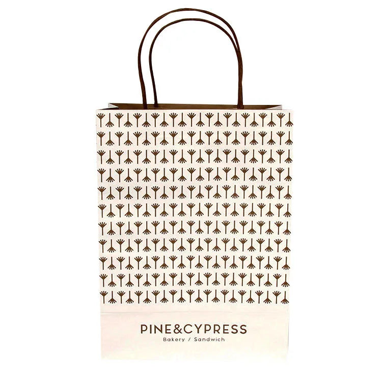 Wholesale Custom Printed Kraft Packing Paper Bag Uber Eats Paper Bag