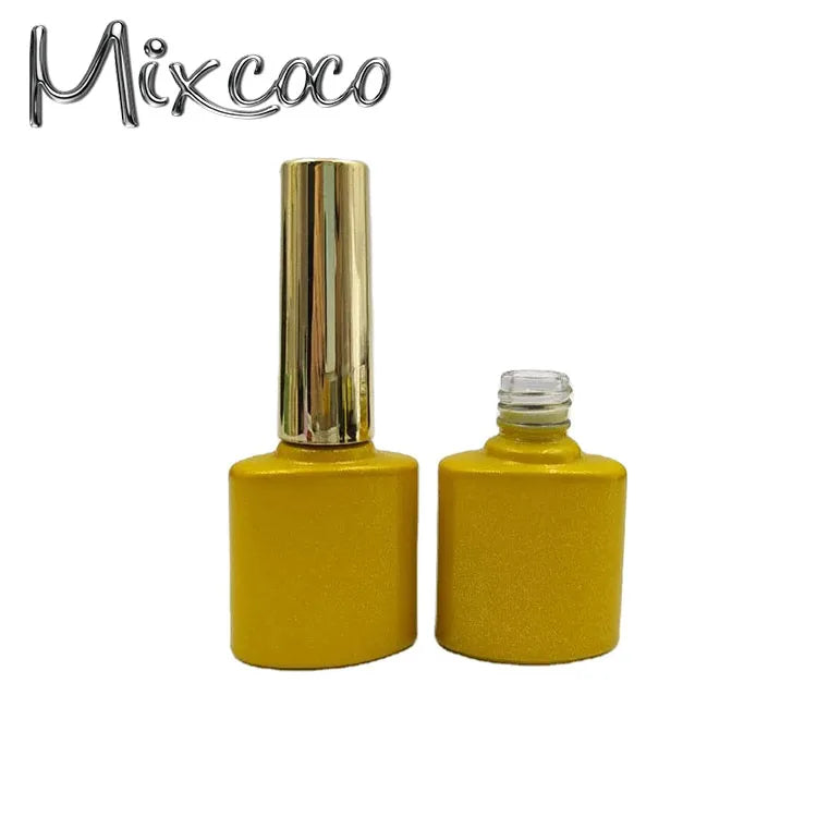 High Quality 7.5ml Uv Gel Polish OEM Glass Colored Bottles with Private logo Own Brand