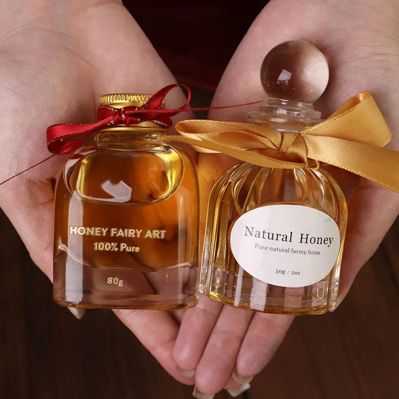 Empty 50ml 100ml Gift Wedding Giveaway Souvenirs China for Guests Party Cheap Bulk Honey Glass Jar