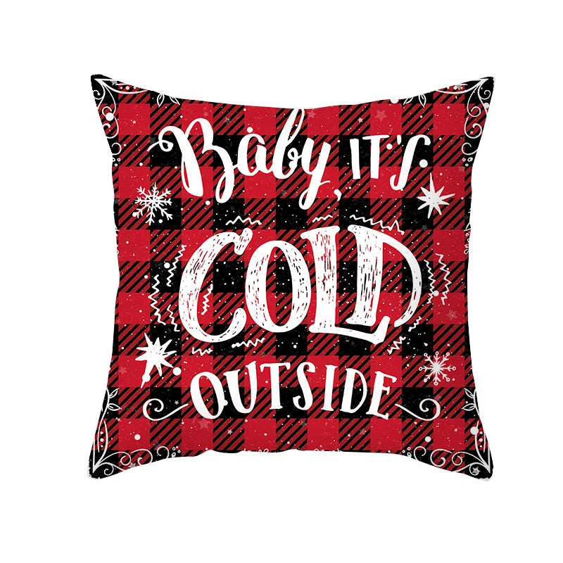 Customized Christmas Pillowcase Festive Velvet Cushion Covers for Home and Hotel Decoration for Christmas Season