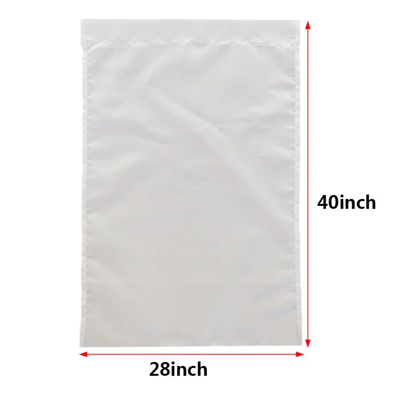 Ready to Ship 28x40inch 71x101cm Stock Double Sided Sublimation Blank House Garden Flag