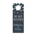 Custom logo Design Printing Die Cut Door Hanger Tag Pvc Plastic Door Hanger Flyer Hotel Paper Door Hanger