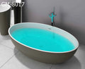Wholesale Hot Modern Style Artificial Stone Comfortable Durable Luxury Freestanding Bathtub Bathroom