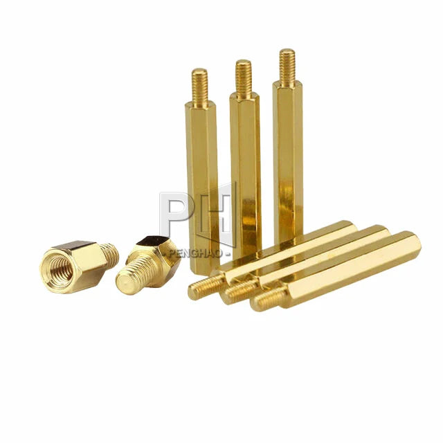 M2 Hexagon Stud Main Board Copper Stud Screw Single Pass Copper Stud Hexagon Isolation Column