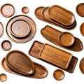 Wooden Pallet Food Trays Used in Many Occasions Plates of Various Shapes Modern Perfect Decoration Wedding and Holiday Gifts