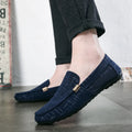 Custom logo Men's Fashion Flat Soled Shoes in Autumn and Winter Casual Shoes and Lazy Canvas Shoes