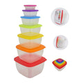 Food Storage Containers Silicone Lids | Meal Prep Reusable BPA Free Leakproof Freezer Safe Eco-Friendly Containers for