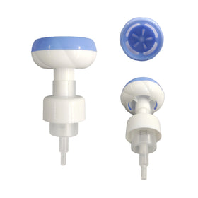 40 43/ 410 Big Output Foam Pump Dispenser Flower Shape Foam Pump Hand Pump Foam Sprayer for Facial Cleanser Bottles