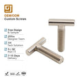 Custom T Head Carbon Steel Bolts Non-standard Metric M3 M4 M5 M6 M8 China Fastener Nickel Plated Plain Titanium Bolts