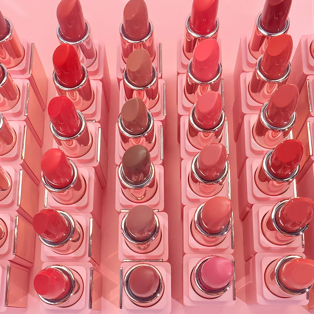 Diy New Product Cosmetics China Private Label Women Nude Cream Vegan Velvet Matte Lipstick