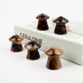 Huiying Stone Marble Mushroom Handmade Mineral Specimen Feng Shui Crystals Healing Stones For Collection Decoration Gift