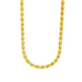 Melynn 3.4mm 2.1mm Thick Rope Chain Sterling Silver 925 Chain Necklace Minimalist Gold Rope Chain Necklace for Women